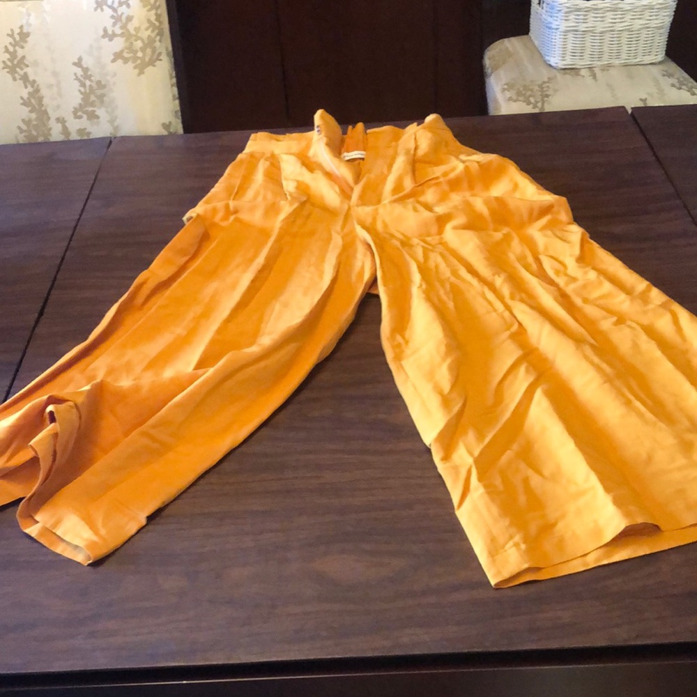 Pants golden colored